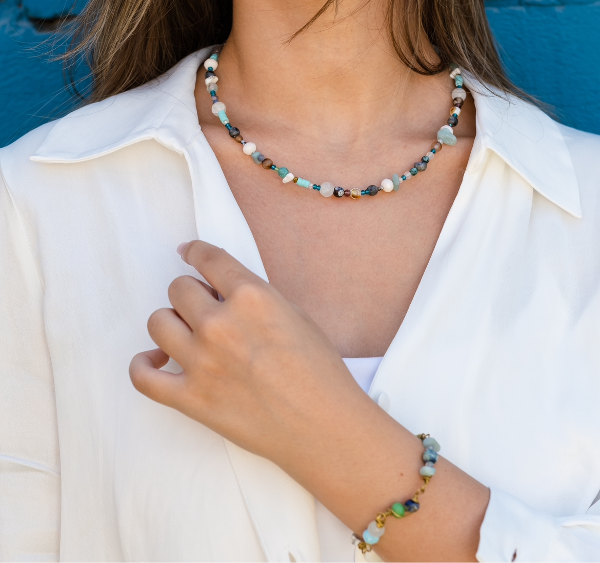 Cobalt necklace
