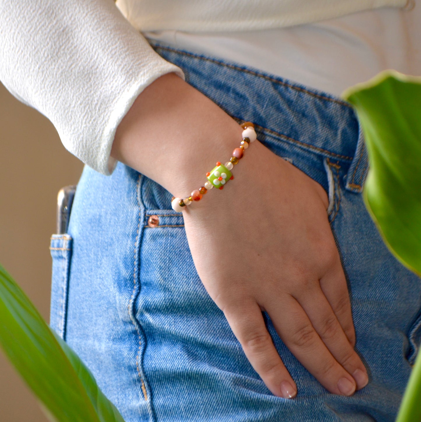 Flowery bracelet