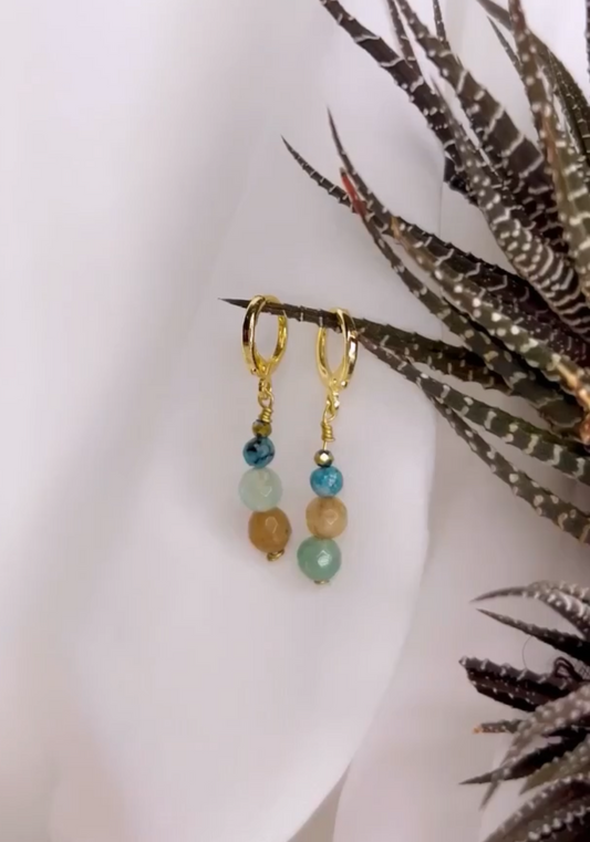 Jade earrings