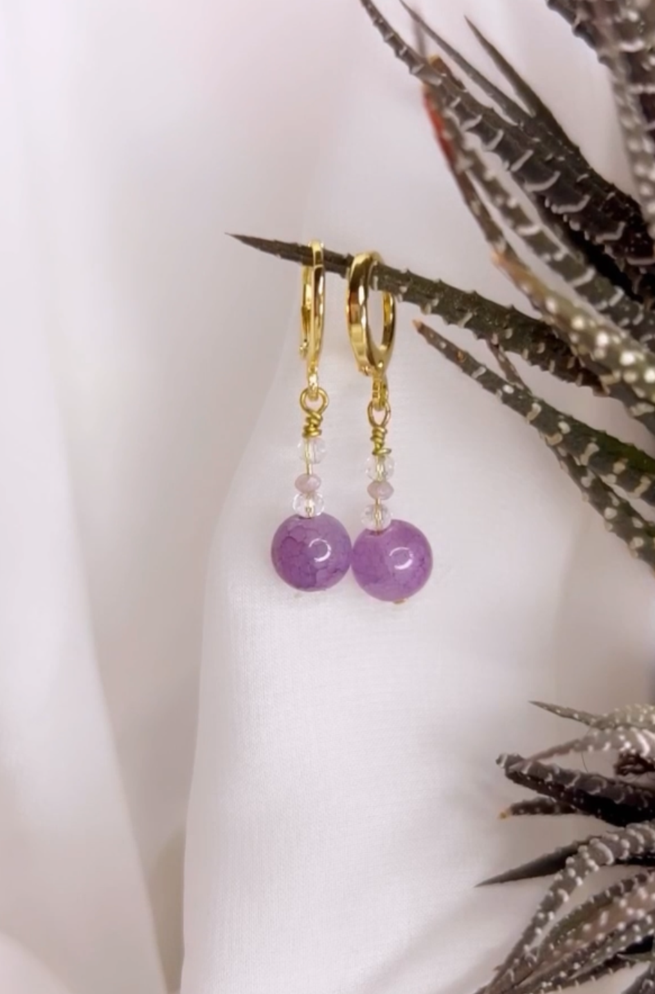 Viola earrings